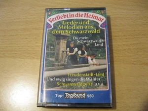 MC Verliebt in die heimat Lieder Melodien Schwarzwald Tape TOPSOUND 930 - Picture 1 of 2