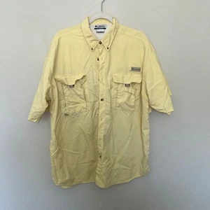 Columbia PFG gelbes Hemd Herren Größe Large Angeln Outdoor Sommer Urlaub - Bild 1 von 8