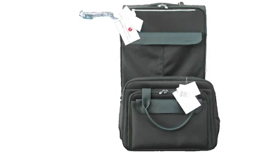 Samantha Brown SB 26” Exp Spinner & Bag Set - Verde Bosque - Nuevo con Etiquetas Foto 1 de 4