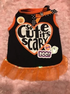 Small Wagatude Halloween Dog Dress Scary - Picture 1 of 2