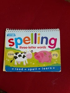 Flip Chart Soelling Three-letter Words - Picture 1 of 6