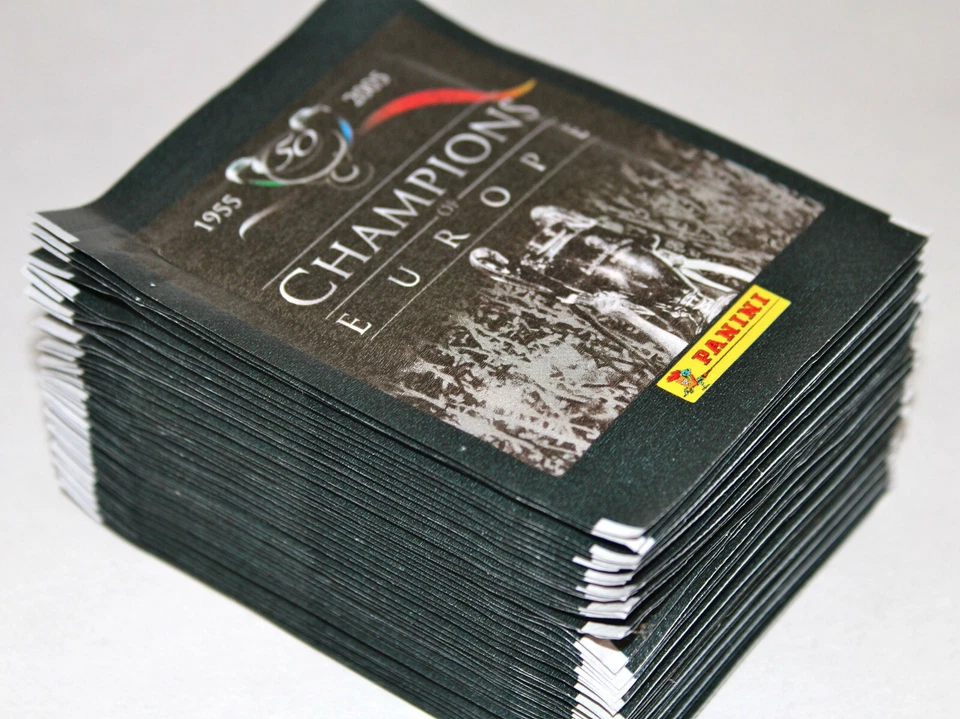 Panini Champions Of Europa 2005 05 - 50 Bustine Pacchetti Sobres 250 Sticker