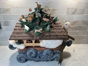 Department 56 Noah's Ark Advent Calendar Figurine Set Christmas Tree Animals - Picture 1 of 20