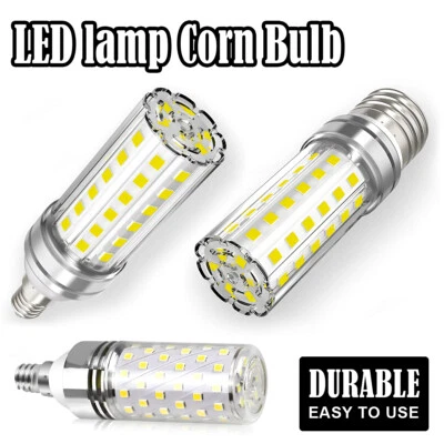 E14 E27 12w 16w 20w 24w 40w Small LED Corn Lamp 110v 130v Warm White High Power - Image 1 of 4