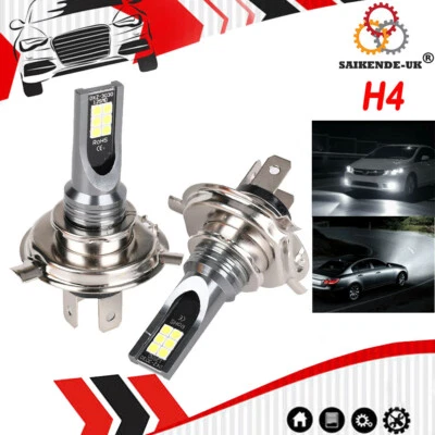 110W H4 LED Voiture de Phare CSP Ampoule Feux Avant 6000K  24000LM  Remplacement - Photo 1/4