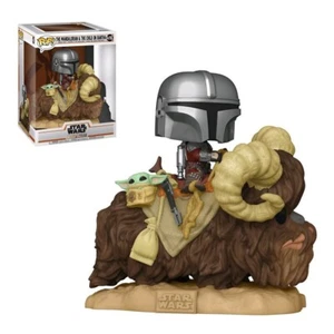 The Mandalorian & Child on Bantha 416 Funko Pop Vinyl New in Mint Box - Picture 1 of 2