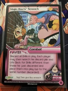 Dragon ball z ccg promo Majin Buu's Smooch P10 DBZ HTF BUU Saga - Picture 1 of 2