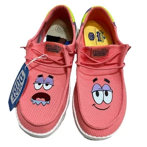 Zapatos sin cordones Hey Dude para mujer Wendy Funk Bob Esponja Patrick NUEVO talla 10 - Imagen 1 de 8