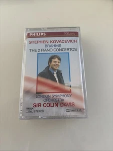 Stephen Kovacevich - Brahms 2 Piano C Curtis - Cassette Tape New Sealed!  - Picture 1 of 4