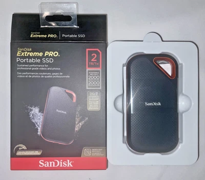 SanDisk Extreme PRO V2 2TB USB-C Portable External SSD (SDSSDE81-2T00-G25) -OBox - Image 1 of 4