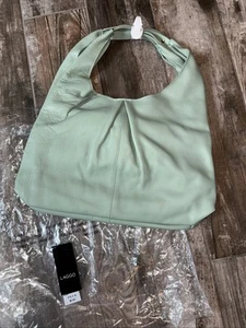 Laggo Nadia Leather Slouchy Hobo Shoulder Bag Purse MINT Green NWT New Dust bag - Picture 1 of 6