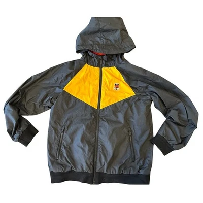 NIKE Baloncesto Calavera Cremallera Chaqueta Abrigo Top Juvenil Talla M Amarillo Sudadera con Capucha Foto 1 de 4