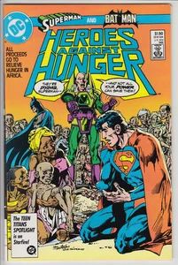 Heroes Against Hunger #1 (1986) VF/NM DC Comics borsa/tavola SCONTO SPEDIZIONE - Foto 1 di 2