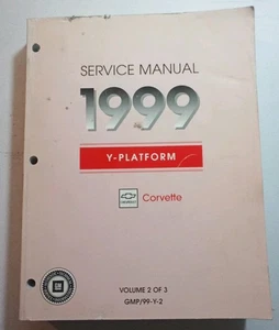 1999 Corvette Y Platform Service Manual Book 2 Only GMP/99-Y-2 - Bild 1 von 9