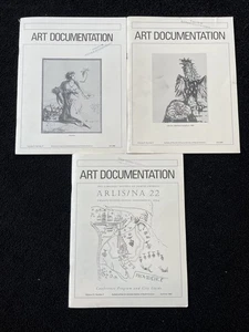 Lot of 3 Vintage 1985-1994 Art Documentation: Bulletin of the Arts Libraries Soc V7 - Bild 1 von 21