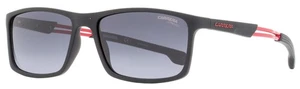 Carrera Rectangular Sunglasses 4016/S 0039O Matte Black/Red 55mm - Picture 1 of 3