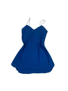 Victoria’s Secret Vintage Blue Slip Dress Union Made USA Gold Label ILGWU - Picture 1 of 5