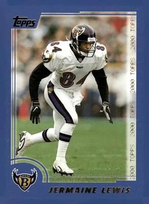 2000 Topps #247 Jermaine Lewis Baltimore Ravens Football Card - Image 1 of 2