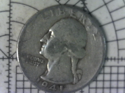 1941 S Washington Silver quarter. No cost shipping and tracking Cover