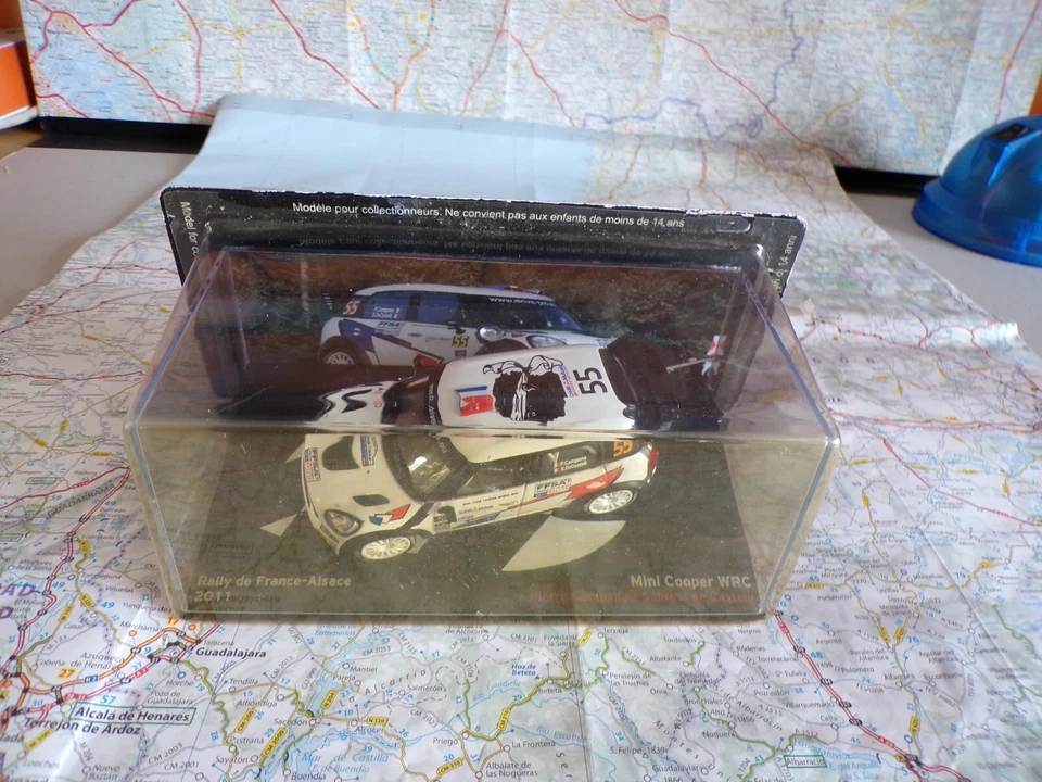 MINI COOPER WRC n°55 Rallye d'Alsace 2011 Campana IXO 1/43 en boite - Photo 1/1
