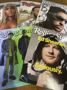 Rolling Stone Mag books Janelle Monae  Step Curry Rm Pharrell Sheeran Bad Bunny - Imagen 1 de 6