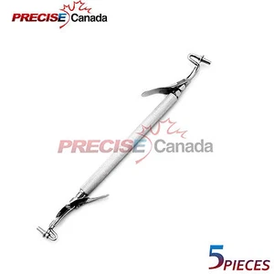 Set Of 5 Amalgam Carrier Double Ended Large 2.8Mm / Regular 2Mm Dental Instrumen - Picture 1 of 2