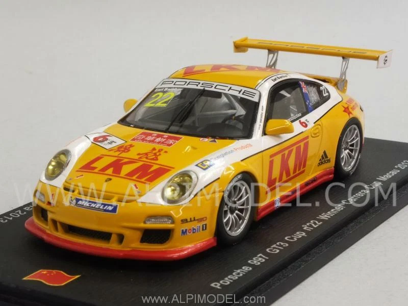 Porsche 911 GT3 Cup 997 Winner Carrera Cup Macau 2013 Earl-Bamb 1:43 SPARK SA041 - Immagine 1 di 1