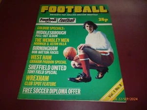 FOOTBALL SOCCER MONTHLY Vol. 1 No. 8 1975 MIDDLESBROUGH, BOB HATTON *TATTY* - Picture 1 of 12