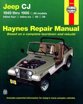 Reparaturhandbuch / -anleitung Jeep CJ 1949 - 1986 - Bild 1 von 3