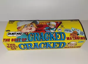 1978 CRACKED Fleer 15 cent EMPTY TRADING CARD WAX PACK BOX Mad Magazine Comics - Picture 1 of 6