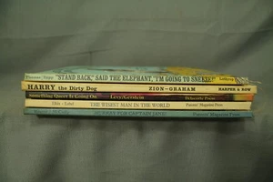 5 vintage children's books Harry the Dirty Dog Something queer is going on - Imagen 1 de 5