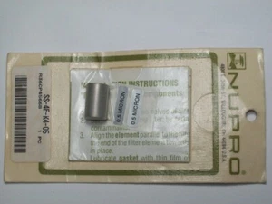 1- Nupro Swagelok Particulate Filter Elements, 4F Series In-Line, SS-4F-K4-05 - Picture 1 of 2