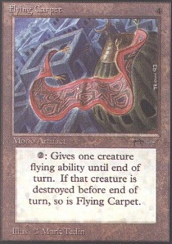 Flying Carpet ~ Moderately Played Arabian Nights MTG Magic UltimateMTG Artifact  - Image 1 of 1