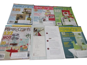 Vintage Lot of 6 Paper Crafts Magazine 2009 2012  + CTMH Autumn/Winter 2011 - Bild 1 von 12
