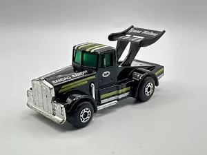 Matchbox 1982 Kenworth Tyrone Malone Bandag Bandit Rig camion pressofuso - Foto 1 di 3
