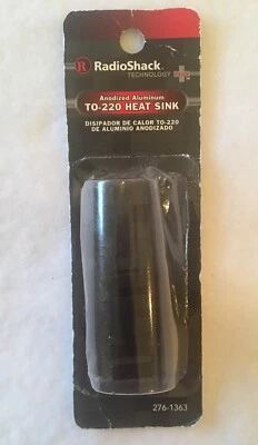 Disipador de calor Radio Shack aluminio anodizado TO-220 276-1363 Foto 1 de 3