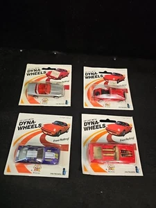 Vintage 4 Stück 1986 Dyna-Wheels Die-Cast Autos versiegelt - Bild 1 von 7