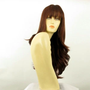 Parrucca donna lunga castano scuro rame intenso : KENTA 322 - Picture 1 of 8