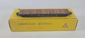 S-Gauge American Models 6015 Norfolk & Western Flat Car - NIB - Imagen 1 de 10