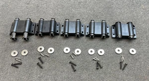 DOUBLE TOUCH LATCH 5 QTY MAGNETIC DOOR CABINET BLACK Lot1300 - Picture 1 of 2