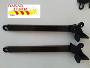 BRACCETTI PER TENDE DA SOLE MODELLO A CADUTA da 50cm colore Marrone-ARMS FOR AWN - Bild 1 von 11