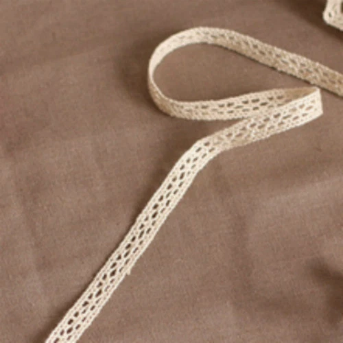1 Pcs Lace Fabric Trim for Curtain Pillow Cushion Cover Cloth Sewing Craft Beige - Image 1 of 1