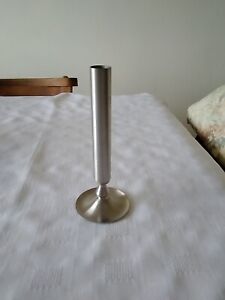 Vintage Stainless Steel "CHICHESTER" ENGLAND Bud Vase. Approx 6 Inches High 
