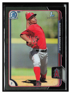 2015 Bowman Chrome Prospects Asia Black Ref #BCP147 Ricardo Sanchez