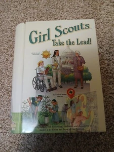 Girl Scouts Take the Lead Keepsake Bookshelf Tin - EXC - 7.5 X 6 X 2” Appro - Picture 1 of 5