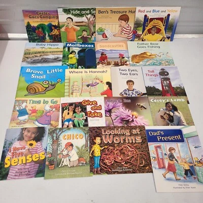 Grade K Rigby, Level D - Lot of 20 - Leveled Readers Guided Reading Books HMH  - Image 1 of 4