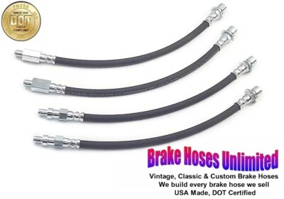 BRAKE HOSE SET Cadillac Series 60 Special, 1961 1962 1963 1964 - Image 1 of 2