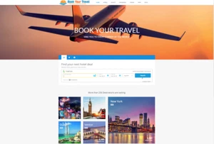 Travel And Hotel Booking Affiliate Website / Free Installation / Hosting / Setup - Picture 1 of 1