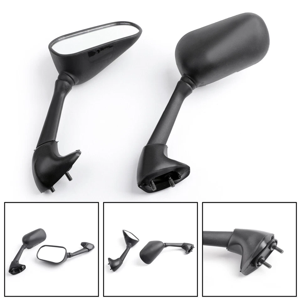 Espelhos para Yamaha YZF 600 R6 2003-2005 YZF R6S 2006-2008 preto, - Imagem 1 de 4