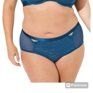 4X 26W Torrid Blue Animal Lace Cheeky Panty Lingerie Sheer Breathable Summer NWT - Picture 1 of 7